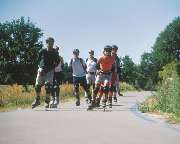 Märkischer Hof Schöbendorf - Skaterstrecke direkt vor dem Märkischen Hof Schöbendorf