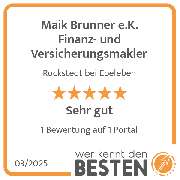 Maik Brunner e.K. Finanz- und Versicherungsmakler - werkenntdenBESTEN.de Qualitätssiegel
