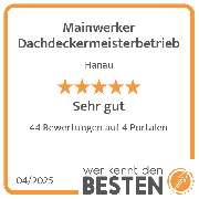Mainwerker Dachdeckermeisterbetrieb - werkenntdenBESTEN.de Qualitätssiegel