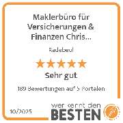 Maklerbüro für Versicherungen & Finanzen Chris Pannwitz - werkenntdenBESTEN.de Qualitätssiegel