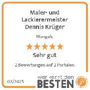 Maler- und Lackierermeister Dennis Krüger - werkenntdenBESTEN.de Qualitätssiegel