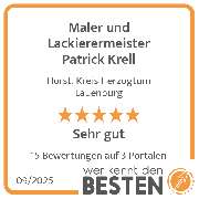 Maler und Lackierermeister Patrick Krell - werkenntdenBESTEN.de Qualitätssiegel