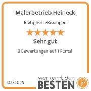 Malerbetrieb Heineck - werkenntdenBESTEN.de Qualitätssiegel