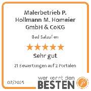 Malerbetrieb P. Hollmann M. Homeier GmbH & CoKG - werkenntdenBESTEN.de Qualitätssiegel