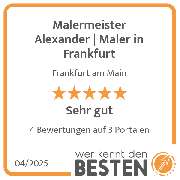 Malermeister Alexander | Maler in Frankfurt - werkenntdenBESTEN.de Qualitätssiegel