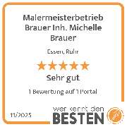 Malermeisterbetrieb Brauer Inh. Michelle Brauer - werkenntdenBESTEN.de Qualitätssiegel