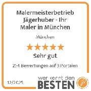Malermeisterbetrieb Jägerhuber - Ihr Maler in München - werkenntdenBESTEN.de Qualitätssiegel