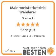Malermeisterbetrieb Wanderer - werkenntdenBESTEN.de Qualitätssiegel