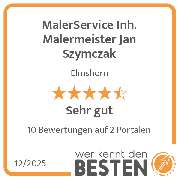 MalerService Inh. Malermeister Jan Szymczak - werkenntdenBESTEN.de Qualitätssiegel