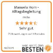 Manuela Horn - Alltagsbegleitung - werkenntdenBESTEN.de Qualitätssiegel