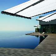 Mario Maierl GmbH München Markisen Lamellendach Sonnenschutz Jalousien Rollladen Rollo Reparatur - Haus mit Steg und Pool