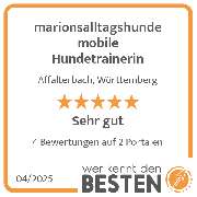 marionsalltagshunde mobile Hundetrainerin - werkenntdenBESTEN.de Qualitätssiegel