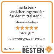 markstein - versicherungsmakler für den mittelstand e.Kfm. - werkenntdenBESTEN.de Qualitätssiegel