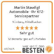 Martin Staudigl Automobile - Ihr KFZ-Servicepartner - werkenntdenBESTEN.de Qualitätssiegel
