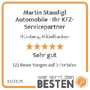 Martin Staudigl Automobile - Ihr KFZ-Servicepartner - werkenntdenBESTEN.de Qualitätssiegel