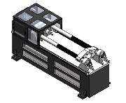 Maschinen Härtel GmbH & Co. KG - Horizontale Presse, stabile Bauweise, Ausführung Hand, Motor.
