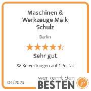 Maschinen & Werkzeuge Maik Schulz - werkenntdenBESTEN.de Qualitätssiegel