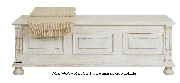 Holz Truhe im Landhausstil & Weiß Shabby Chic gewischt - Massivholzmöbel Rose - Onlineshop, Neubrandenburg