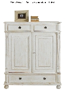 Landhaus Schrank in Antik weiß & massiv Holz - Massivholzmöbel Rose - Onlineshop, Neubrandenburg