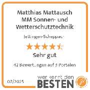 Matthias Mattausch MM Sonnen- und Wetterschutztechnik - werkenntdenBESTEN.de Qualitätssiegel