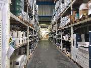 MEGA eG Berlin-Tempelhof - Standortbild Lager MEGA eG Berlin-Tempelhof, Großhandel für Maler, Bodenleger und Stuckateure