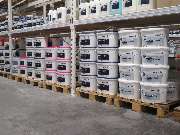 MEGA eG Celle - Standortbild Innenraum Lager MEGA eG Celle, Großhandel für Maler, Bodenleger und Stuckateure