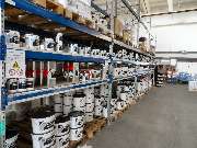 MEGA eG Hannover-Wülfel - Standortbild Innenraum Lager MEGA eG Hannover-Wülfel, Großhandel für Maler, Bodenleger und Stuckateure