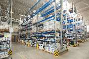 MEGA eG Kassel - Standortbild Innenraum Lager MEGA eG Kassel, Großhandel für Maler, Bodenleger und Stuckateure
