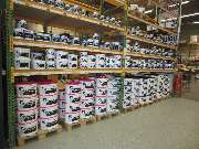 MEGA eG Lörrach - Standortbild Innenraum Lager MEGA eG Lörrach, Großhandel für Maler, Bodenleger und Stuckateure