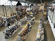 MEGA eG Plauen - Standortbild Innenraum Lager MEGA eG Plauen, Großhandel für Maler, Bodenleger und Stuckateure