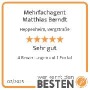 Mehrfachagent Matthias Berndt - werkenntdenBESTEN.de Qualitätssiegel