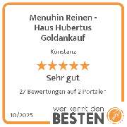 Menuhin Reinen - Haus Hubertus Goldankauf - werkenntdenBESTEN.de Qualitätssiegel