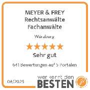 MEYER & FREY Rechtsanwälte Fachanwälte - werkenntdenBESTEN.de Qualitätssiegel