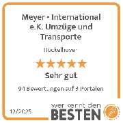 Meyer - International e.K. Umzüge und Transporte - werkenntdenBESTEN.de Qualitätssiegel