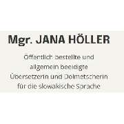 Mgr. Jana Höller - Übersetzerin und Dolmetscherin (D-SK) - LOGO