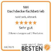 MH Dachdeckerfachbetrieb - werkenntdenBESTEN.de Qualitätssiegel