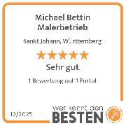 Michael Bettin Malerbetrieb - werkenntdenBESTEN.de Qualitätssiegel