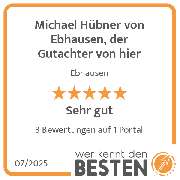 Michael Hübner von Ebhausen, der Gutachter von hier - werkenntdenBESTEN.de Qualitätssiegel