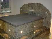 Minerva UG - Bett Naturstein Silvercl.