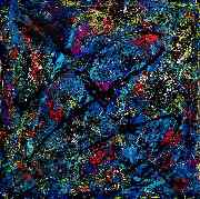 ML ART - Michael Lange - Back to Blue   50x50cm