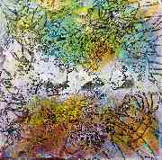 ML ART - Michael Lange - Beam me down   50x50cm