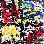 ML ART - Michael Lange - Heaven vs. Hell   50x50cm