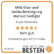 MMJ Glas- und Gebäudereinigung Manuel Seeliger - werkenntdenBESTEN.de Qualitätssiegel
