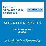 Mobil-Büro-Gebäudereinigung Meisterbetrieb - Reinigungskraft (m/w/d)