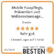 Mobile Fusspflege, Prävention und Wellnessmassage Schönbach - werkenntdenBESTEN.de Qualitätssiegel