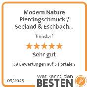 Modern Nature Piercingschmuck / Seeland & Eschbach GbR - werkenntdenBESTEN.de Qualitätssiegel