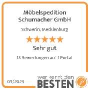 Möbelspedition Schumacher GmbH - werkenntdenBESTEN.de Qualitätssiegel