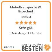 Möbeltransporte W. Broscheit - werkenntdenBESTEN.de Qualitätssiegel