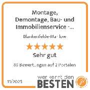 Montage, Demontage, Bau- und Immobilienservice - MDBI UG - werkenntdenBESTEN.de Qualitätssiegel
