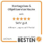 Montagebau & Objektservice Hauke - werkenntdenBESTEN.de Qualitätssiegel